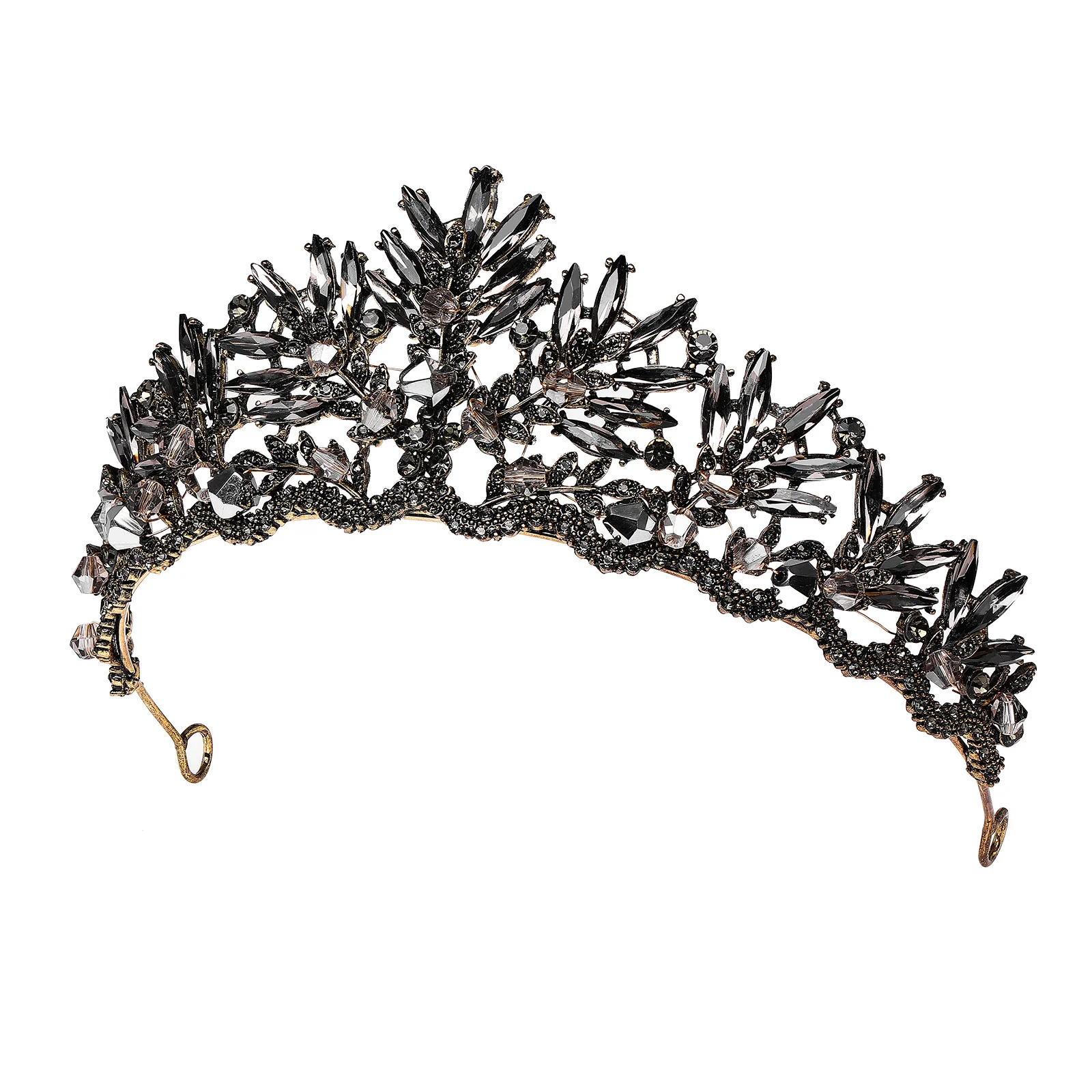 Headband Bridal Crown Miss The Baroque Tiara Rhinestone Wedding Crowns Rhinestones Headwear