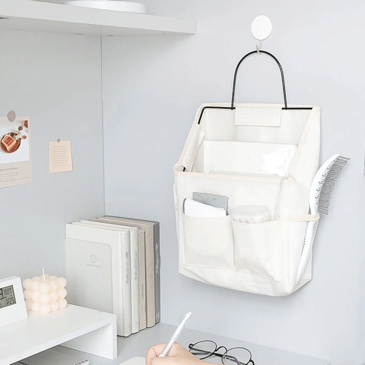 Hanging Storage Bag,Over The Door Hanging Bag, Suitable For Household Space Saving Storage Organizer For Bedroom, Bathroom