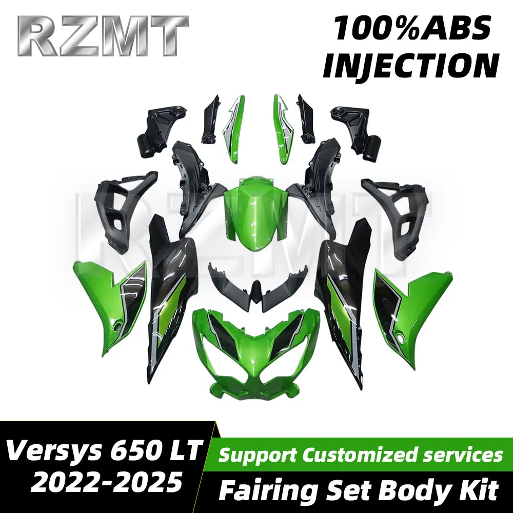

Мотоциклетный комплект для Kawasaki Versys 650 LT 2022-2025, обтекатель, пластиковая защитная пластина, аксессуары, корпус Injection Versys 650