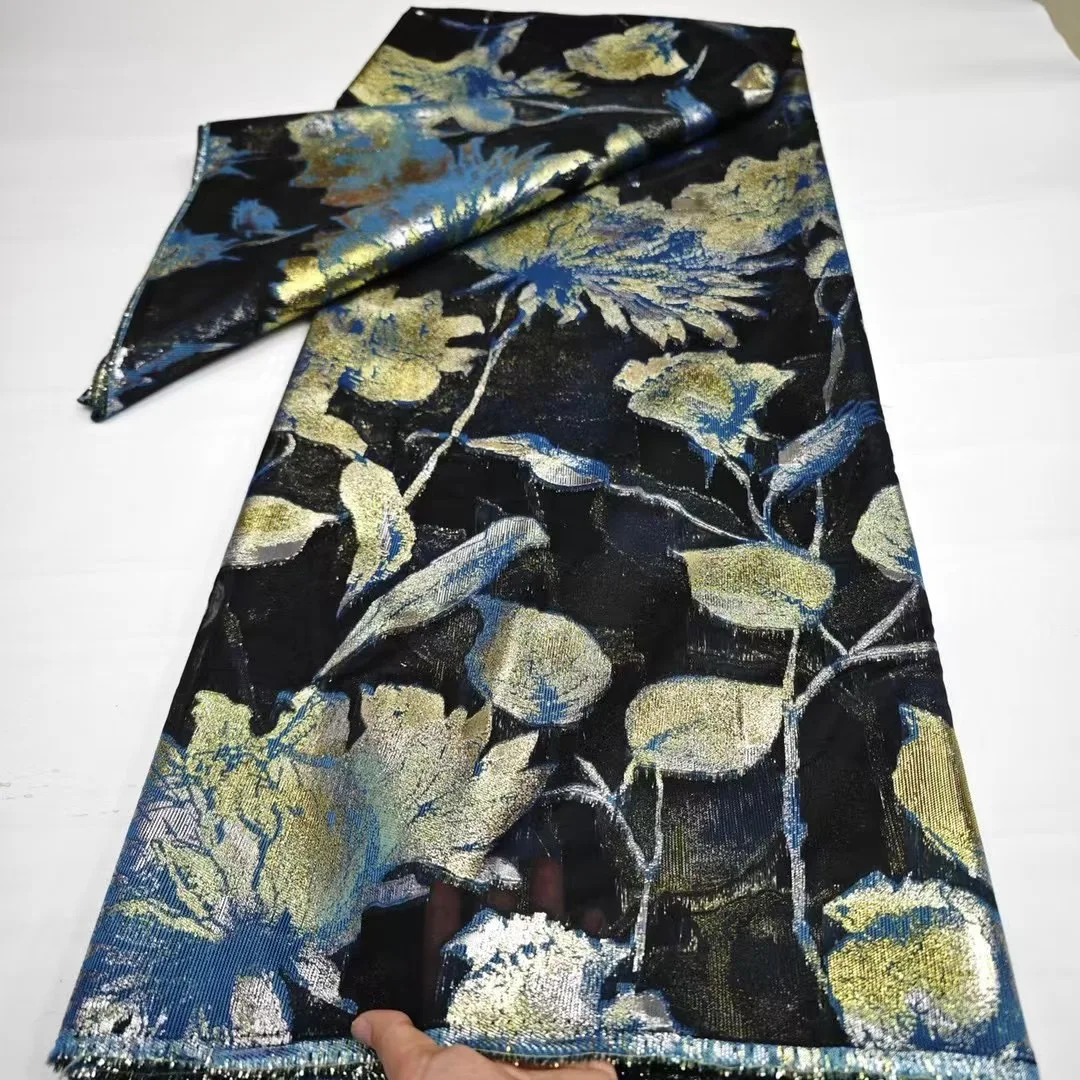 

Жаккардовая кружевная ткань 2025 для африканской вечеринки, французский тюль, кружевная ткань, нигерийская парча, кружевная ткань для свадьбы H6181