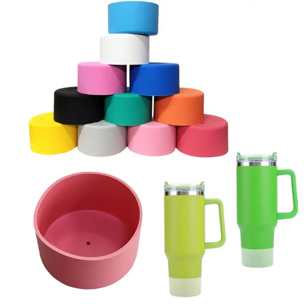 Silicone Cup Cover Water Bottle Sleeve Anti Slip Cup Sleeve Stylish Silicone Cover Cups Protector Cups Armor Sleeve