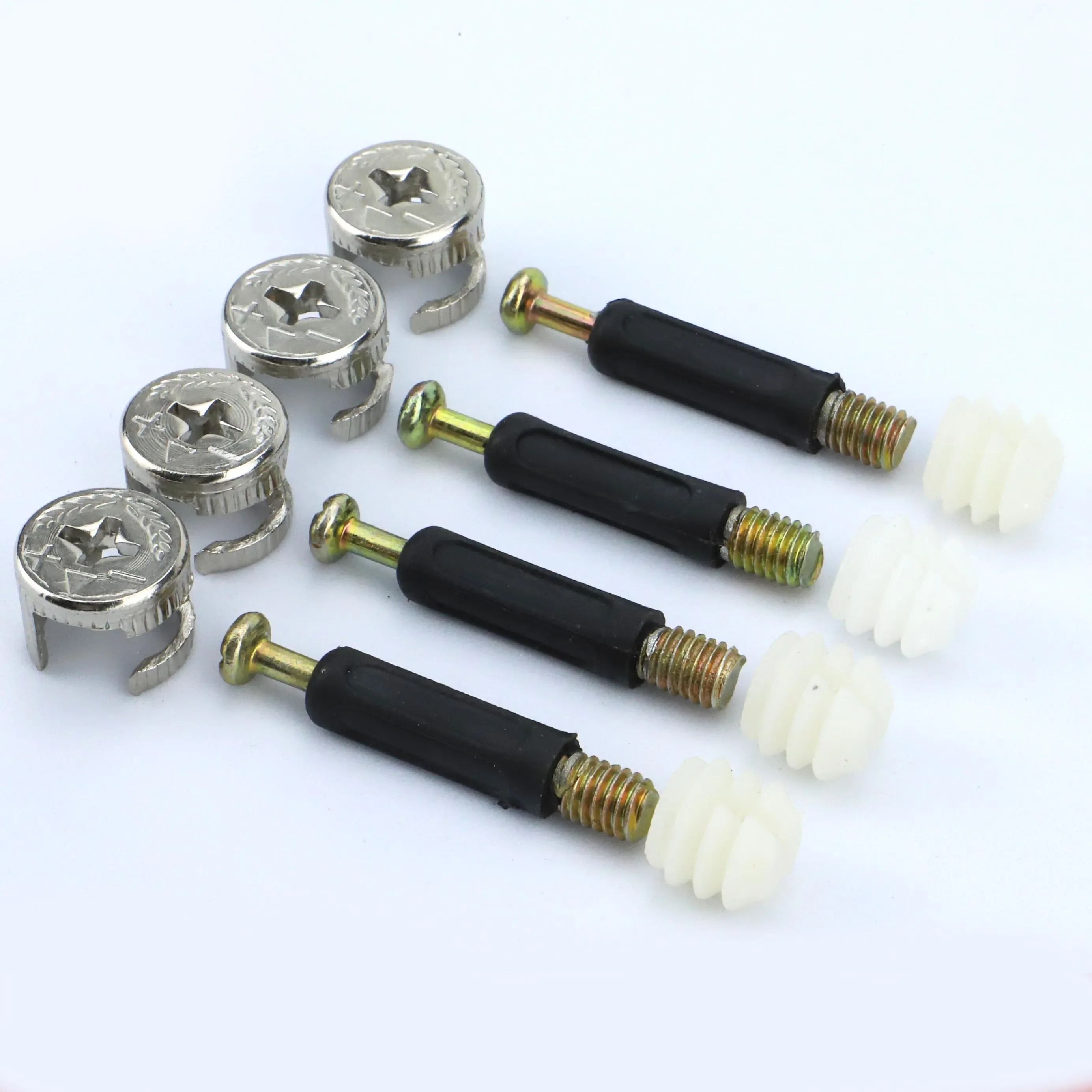 

20sets 3 in 1 Screw Furniture Connector Minifix Screws Fittings Connecting Fixer Eccentric Wheel Bolt Nut Fastening