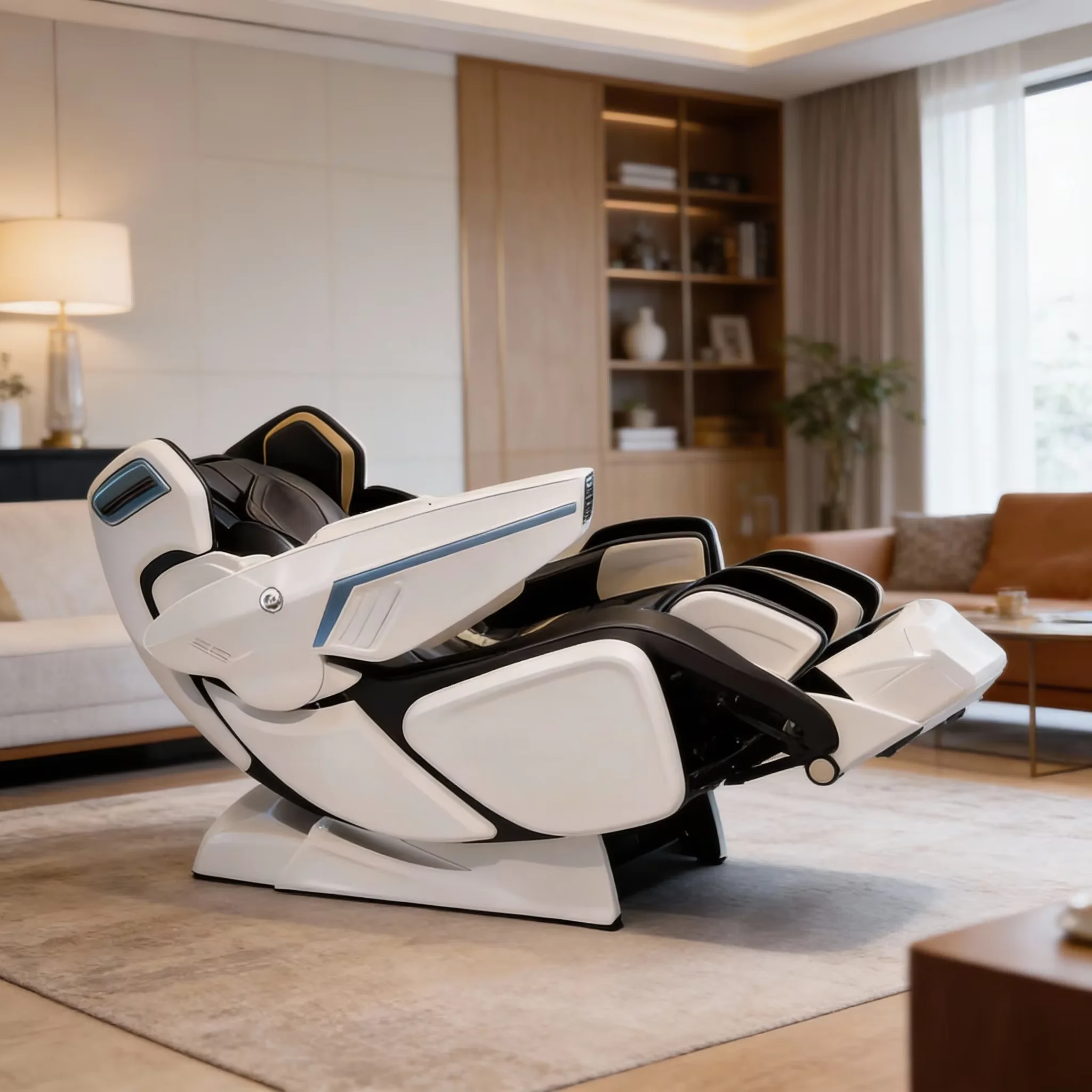 Coofull Powerful Factory Original Luxury Massage Chair Automatic Electric 4D Shiatsu Zero Gravity Full Body Portable Foldable