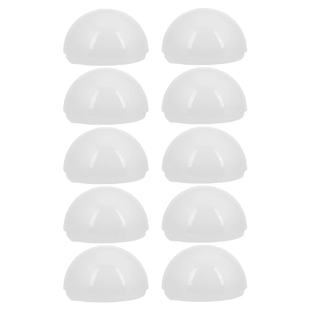 

10pcs LED Bulb Cover Round Light Globe Replacement Bathroom Vanity Mirror Accessories Uniform Lighting Soft Glow