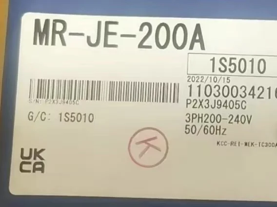 

MR-JE-200A MR JE 200A Servo Drive Tested OK