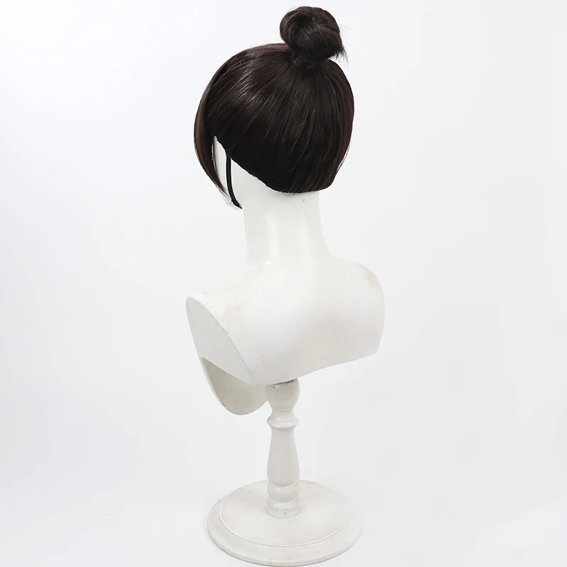 게임 러브 앤 딥스페이스 헌트리스 코스프레 가발 할로윈 카니발 파티 소품 합성 머리카락 내열성 섬유 + 가발 모자