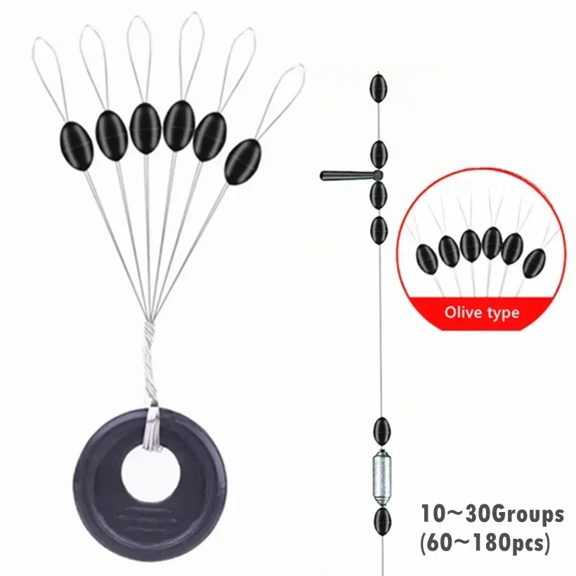 10 ~ 30 групп S M L поплавок космический бобовый черный высококачественный резиновый космический бобовый овальный стопор поплавок для рыбалки сома карпа поплавок для рыбалки