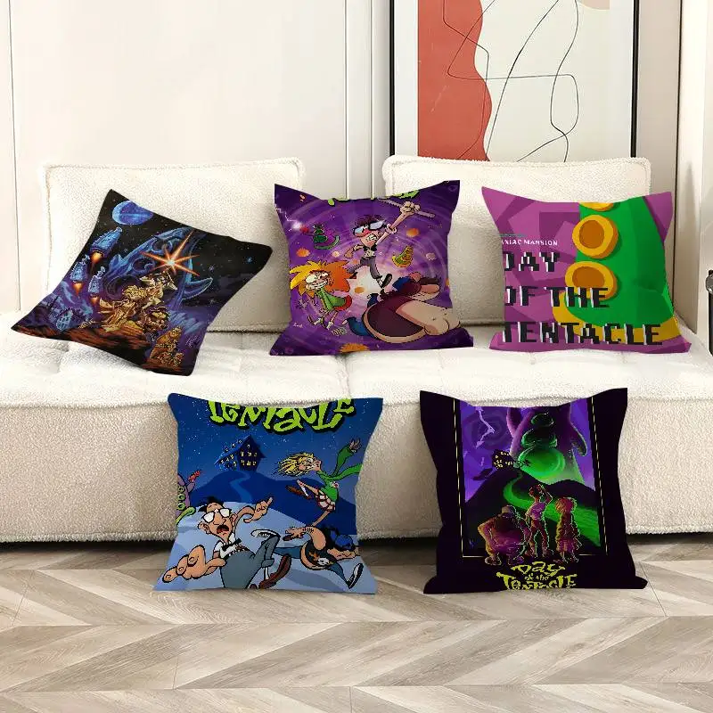 

Наволочка для подушки «День щупалца» в стиле аниме, для гостиной, дивана, домашнего декора, на заказ