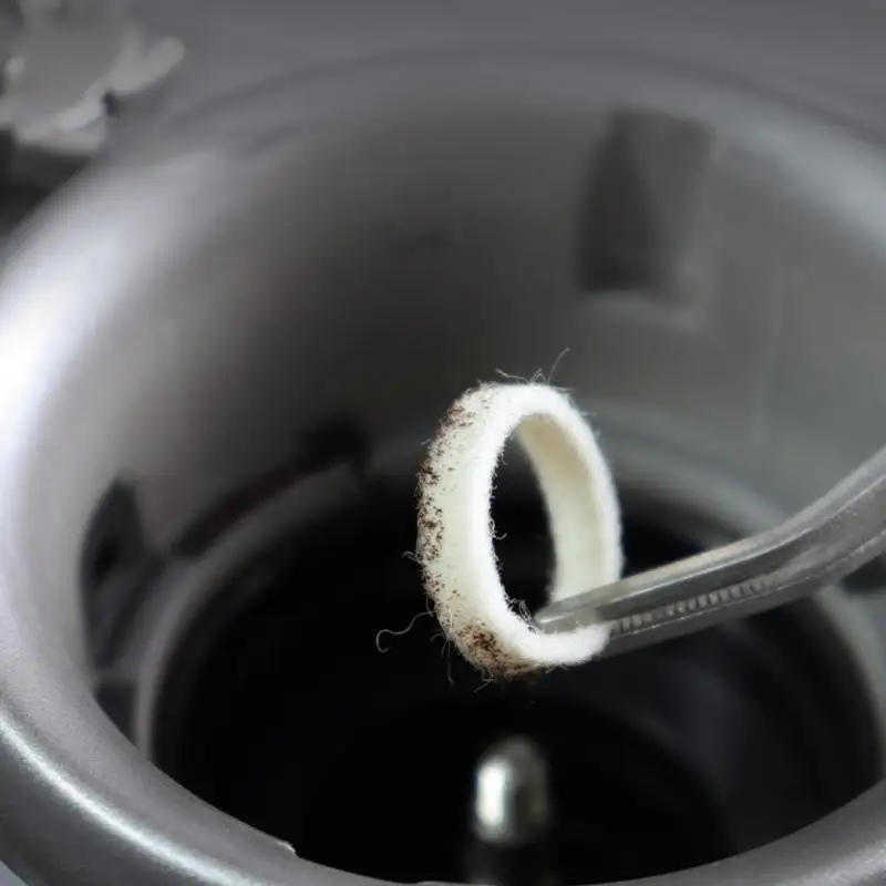 19QE 2 Zählen Sie Wollfilzdichtungen Dichtungsringe für den glatten Betrieb von Kaffees Mahlen