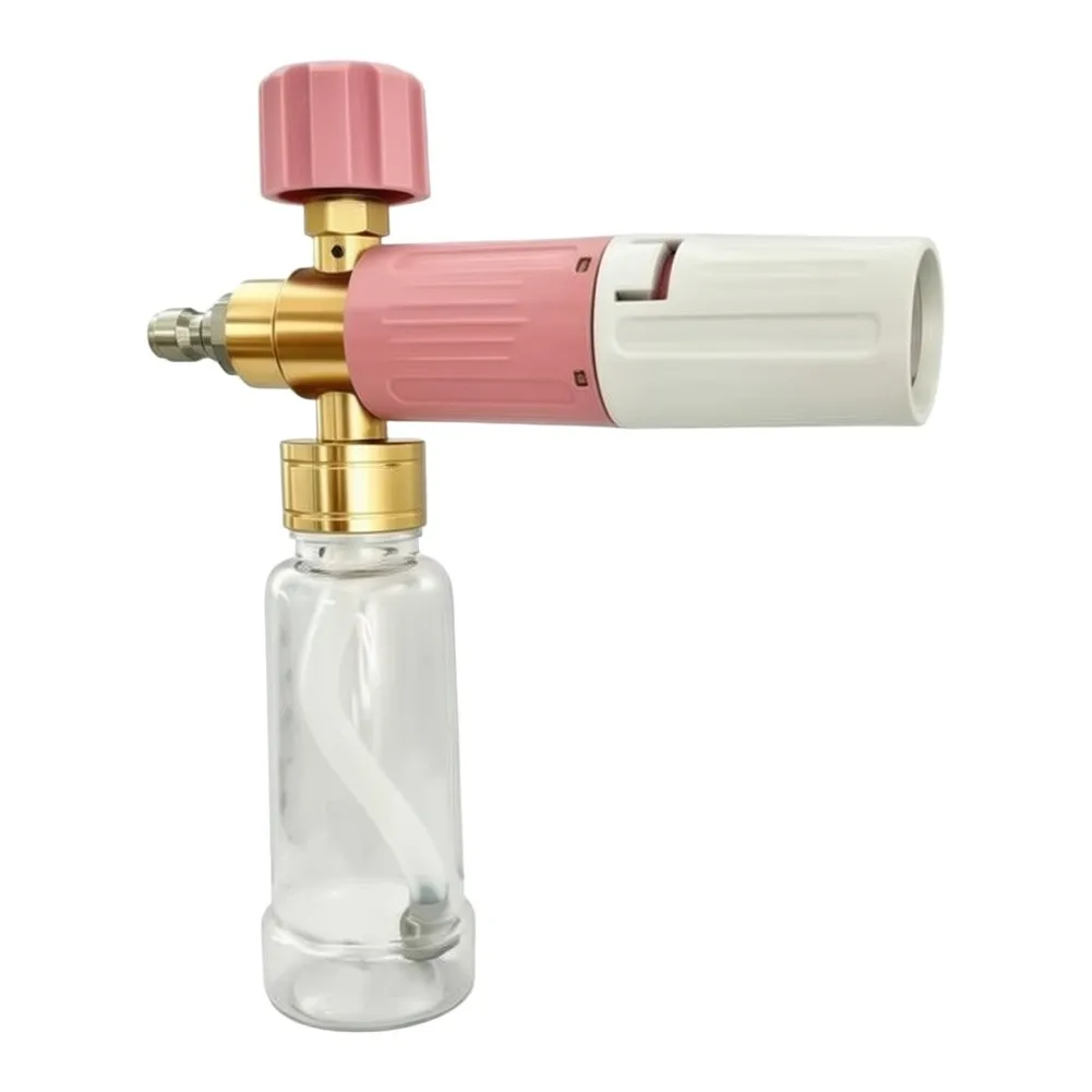 Transparent Foam Spray Bottle with 14 Inch Quick Connect for Efficient For Car SUV and Motorcycle Foam Application