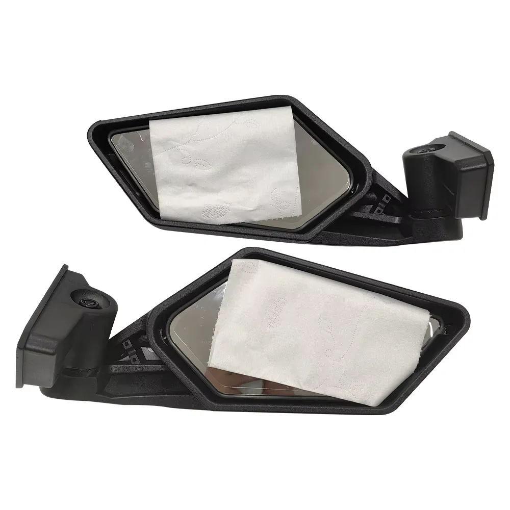 Easy Install Side View Mirrors Adjustable Rearview Mirror for Can Am Maverick BRP X3 Max R 2017-2023