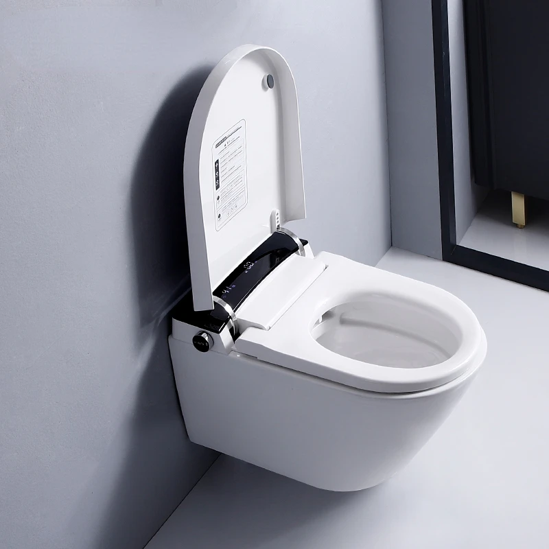 FOHEEL Wall Hanging One-Piece Smart Toilet WC Integrated Automatic with Remote Control Intelligent Toilet