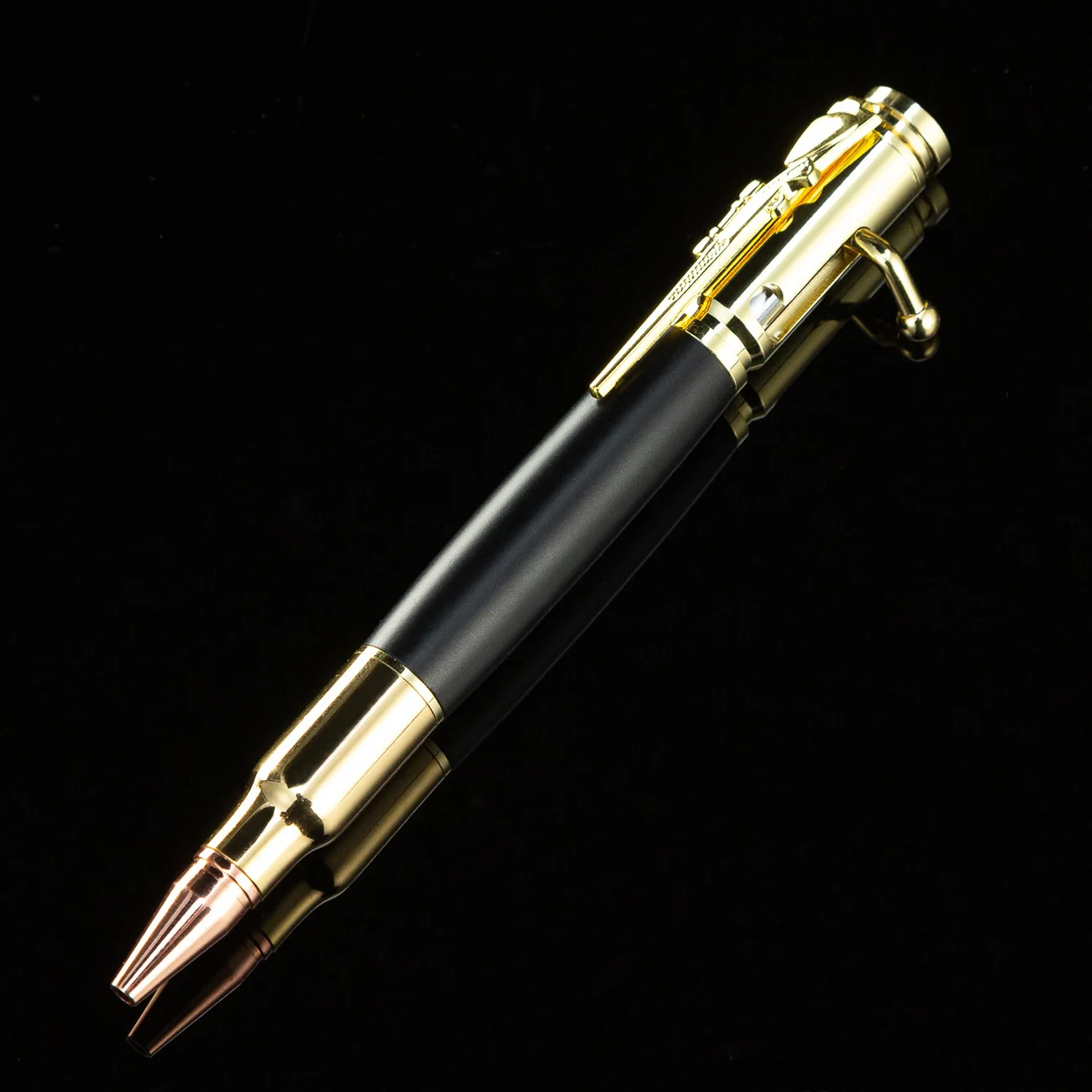 

2PCS Bolt pen stock wholesale creative metal pen printable logo multifunctional ballpoint pen