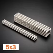 5x3 Small Strong Round Magnets 5x3mm for Home Refrigerators, DIY Offices 5*3mm