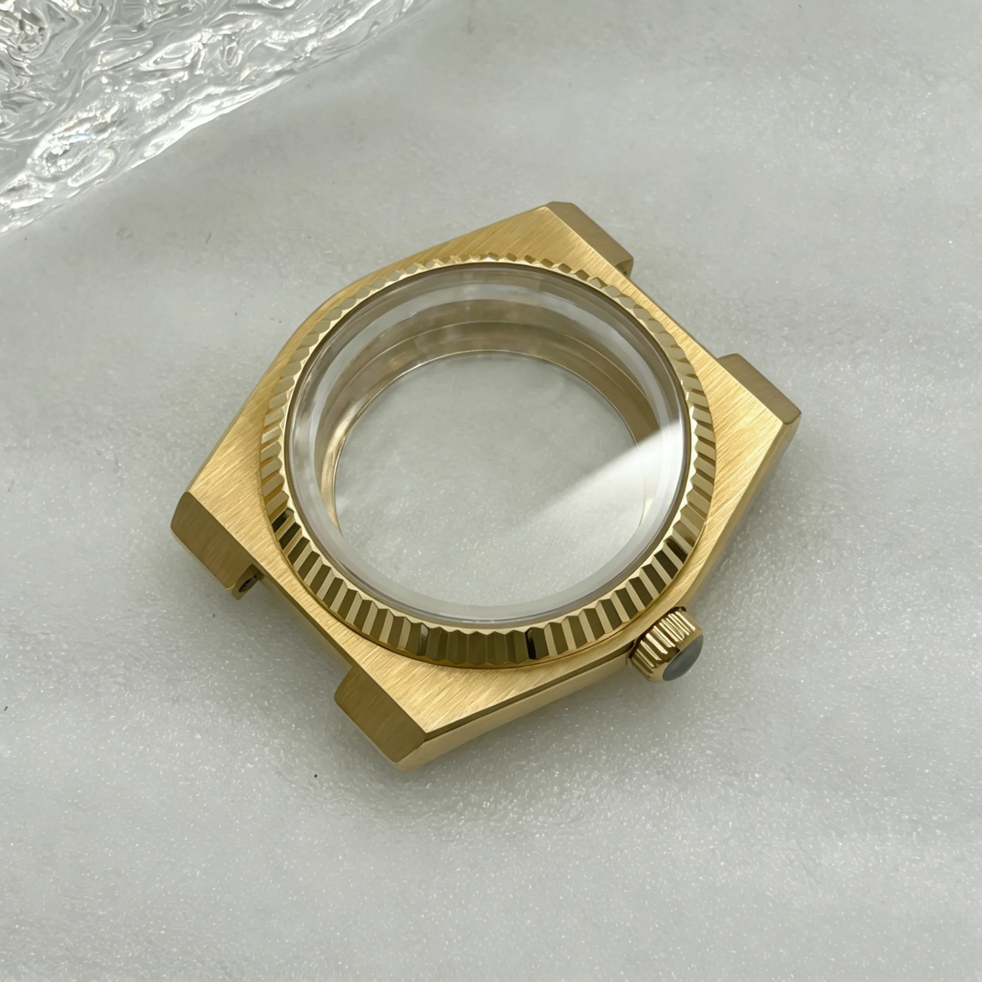 

Modification Gold 40mm Sapphire Glass Case Steel Band Suitable for PRX Super Player NH35 NH36/4R/7S Movement 31.8mm Watch Dial