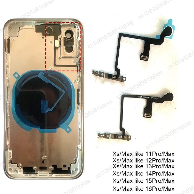 

100% work New Flash Flex cable Replacement for iPhone Xs Xs Max like 11Pro, 12 Pro, 13 Pro, 14Pro, 15Pro Max with gifts