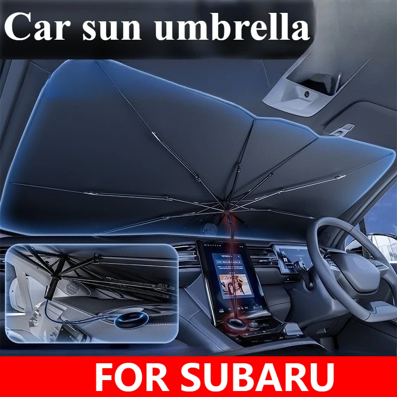 

Зонт от солнца с тянущим кольцом для SUBARU для Nissan Frontier — солнцезащитный козырек от передней двери/лобового стекла, защита от ультрафиолета и теплозащита