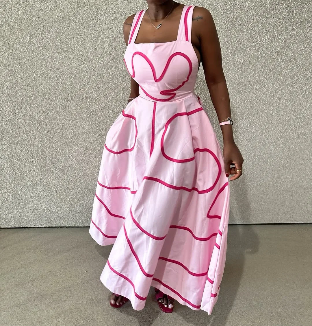 2025 mode femmes sans manches rayé imprimé grande balançoire Maxi longue débardeur plage vacances soirée robes robes Sexy robes