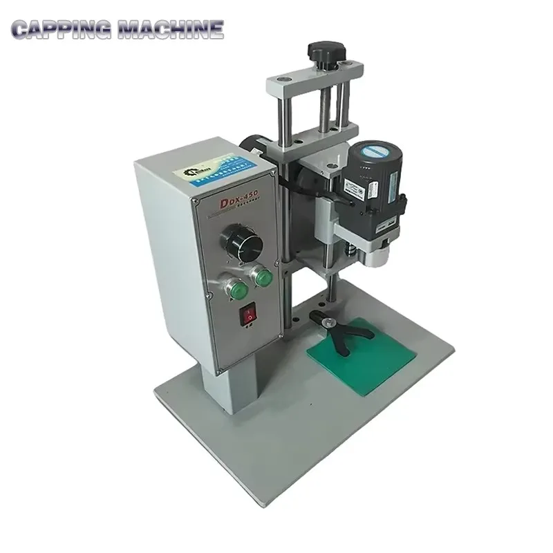 【Industrial】Bottles Automatic Electric Desktop Capper Beverage / Liquor Bottle Locking Machine Capping Machine Packaging Equipme