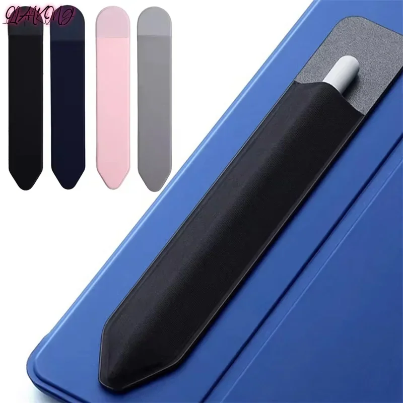 

Adhesive Stylus Holder Pen Sleeve Case for Apple IPad IPencil 1 2 Protectors Elastic Pencil Pocket Anti-Lost Attached Pouch Bag