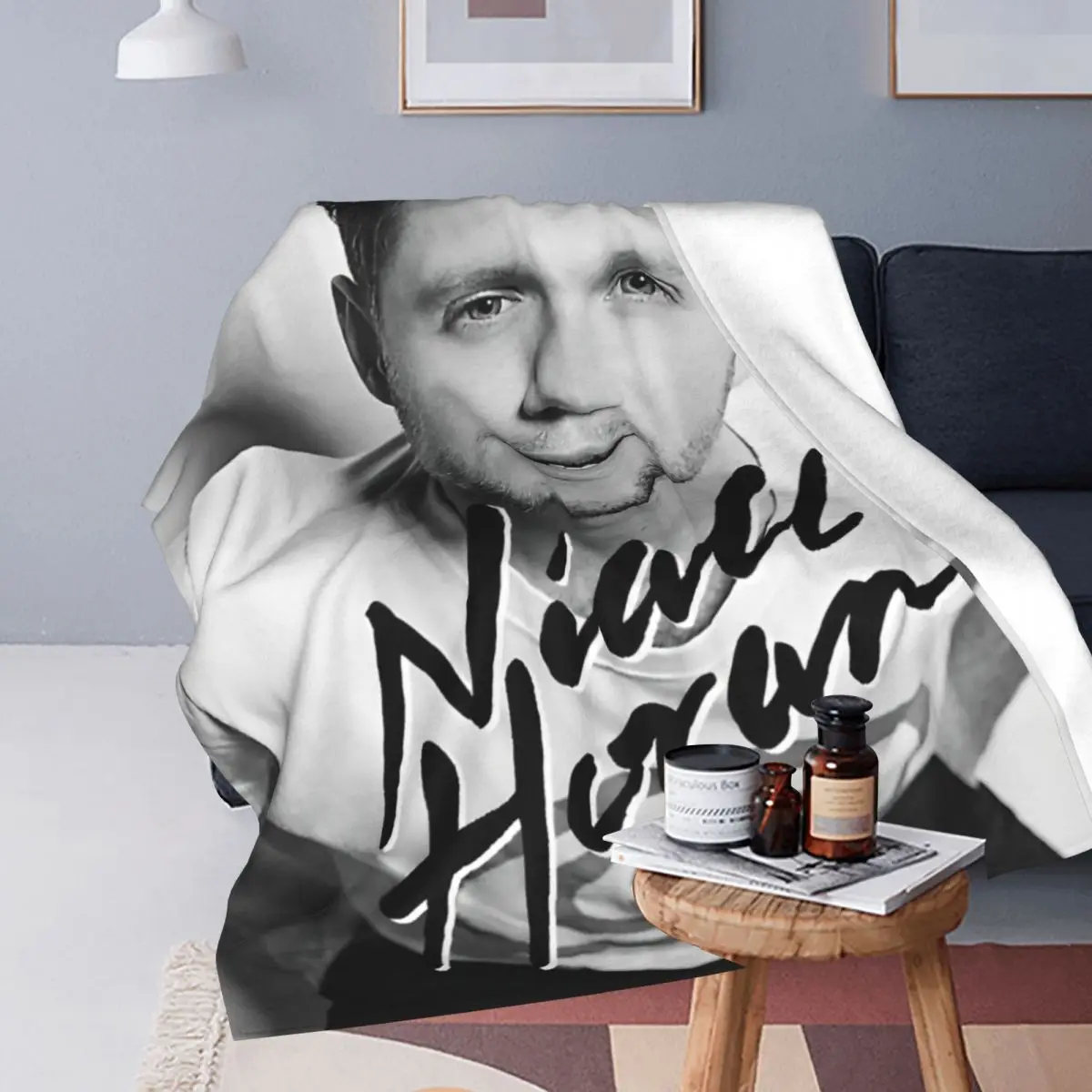 Niall Horan North American Tour Blankets Fleece Autumn/Winter Multi-function Thin Throw Blanket for Bed Couch Bedspread
