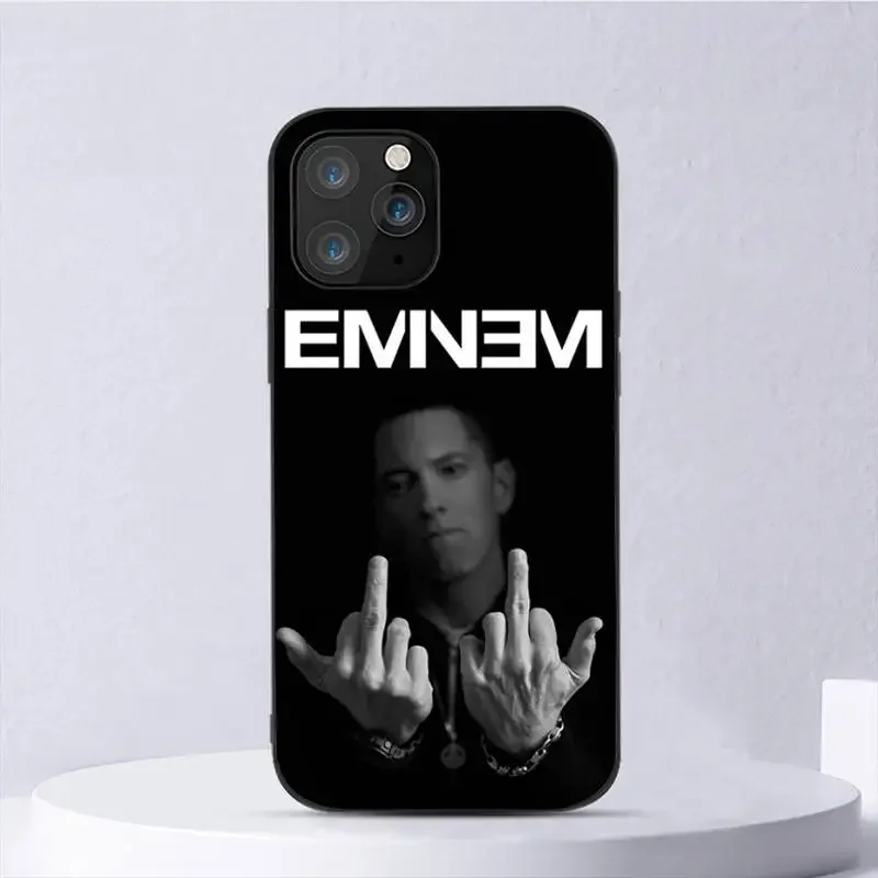 Rapper Eminem Phone Case For iPhone 11 12 Mini 13 14 Pro XS Max X 8 7 6s Plus 5 SE XR Shell