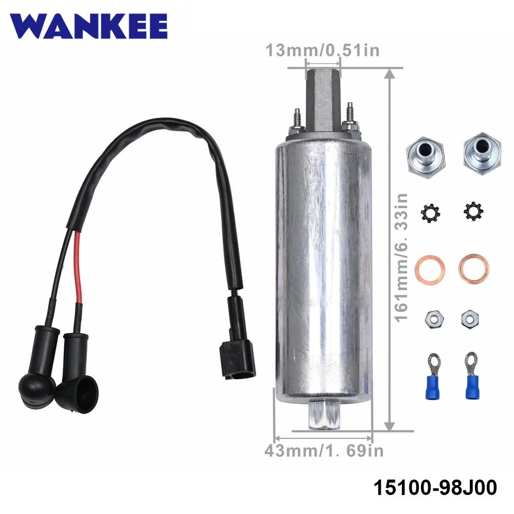 Low Pressure Lift Fuel Pump 15100-98J00 For Suzuki Outboard 4 Stroke 200 225 250HP DF300 350 2019 and Up Engine Sierra 18-97305 view 3