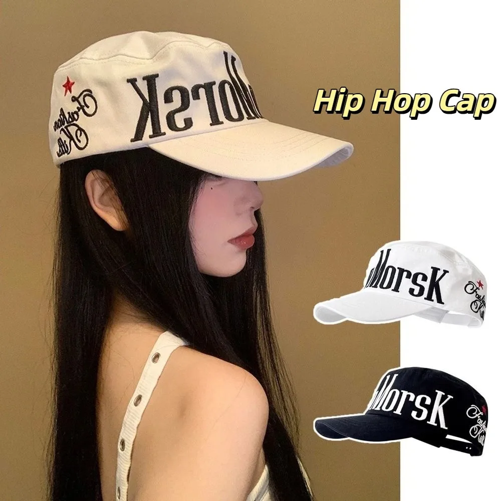 Gorra informal bordada con letras americanas, gorra plana de Hip Hop para hombres y mujeres, gorra de béisbol para baile callejero, gorra Snapback para el sol para adultos