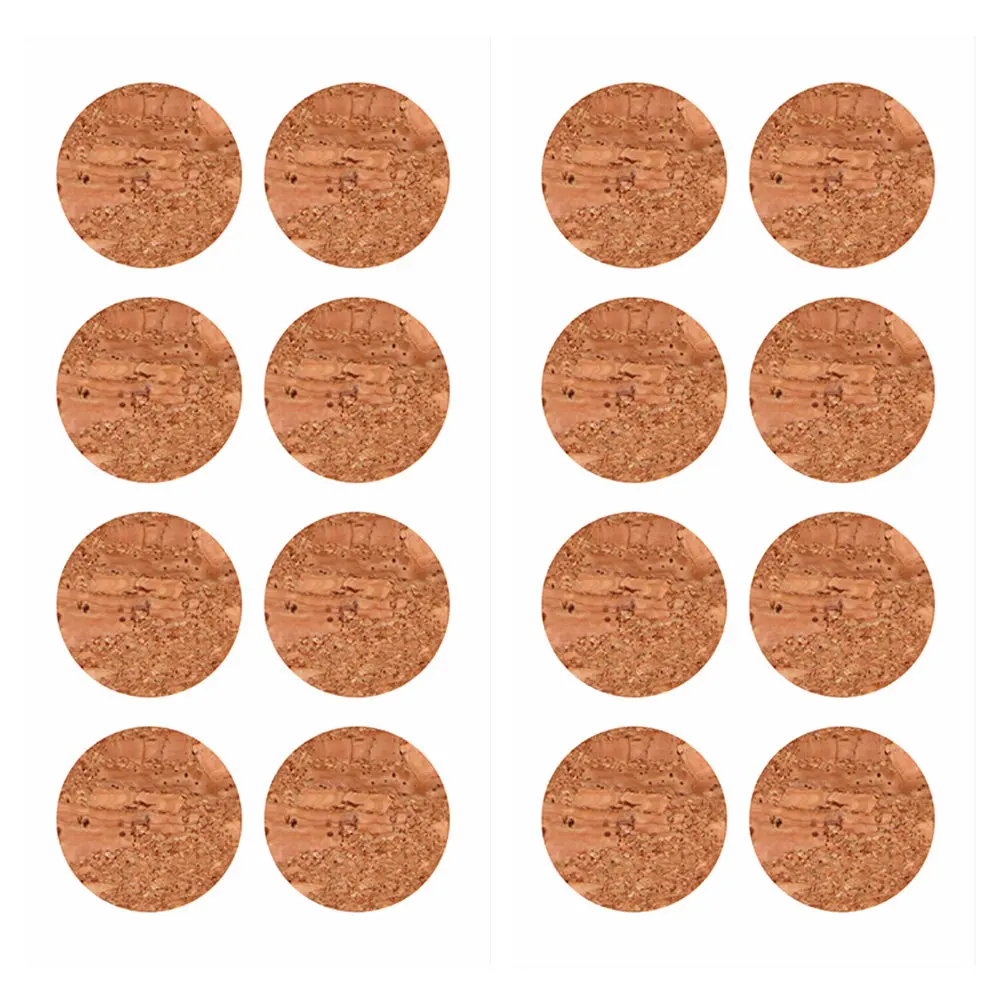 1Set Wooden Label Stickers Natural Adhesive for Gift Tags Wedding Birthday Bottle Labels Container Office DIY Handwritten