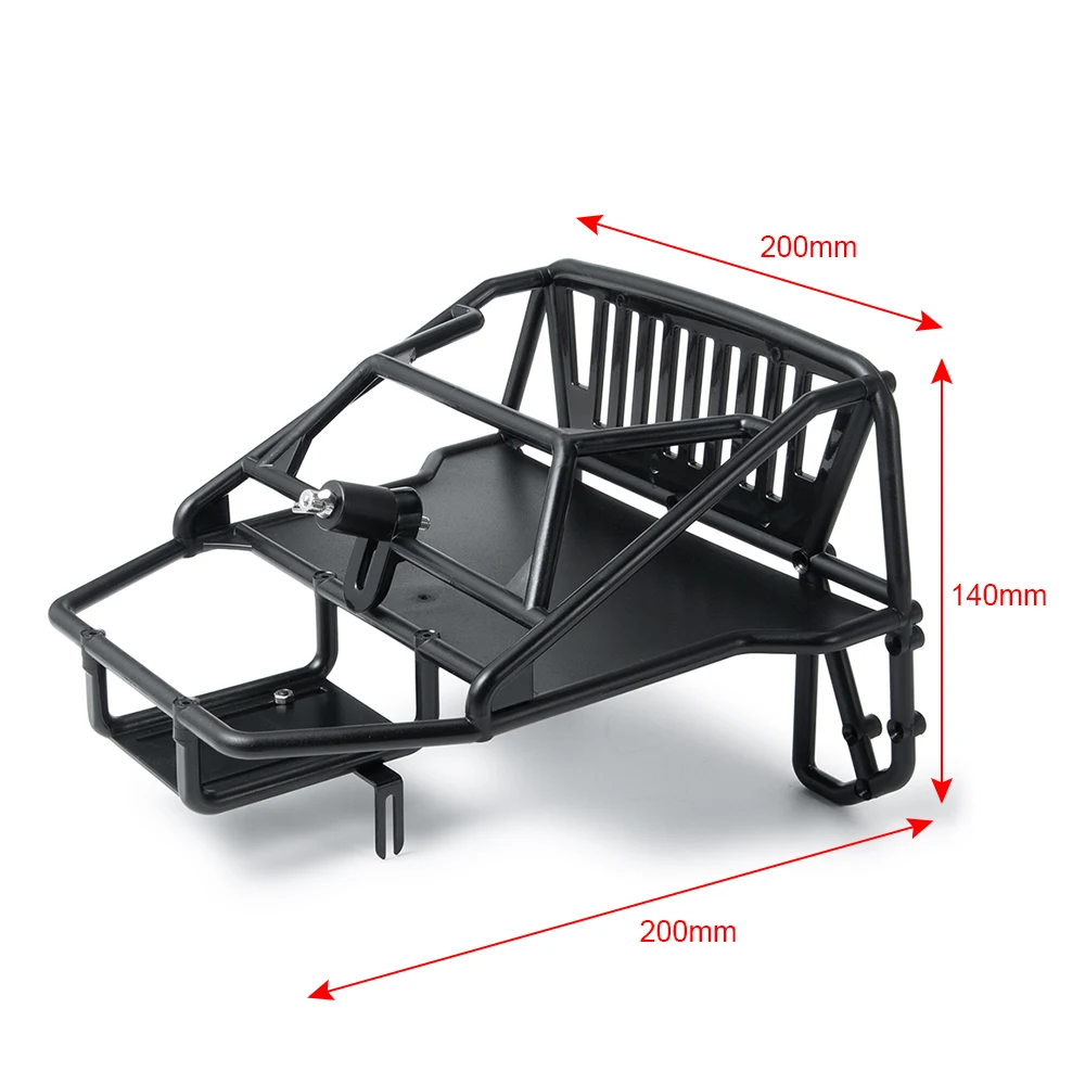 YEAHRUN RC Car Cherokee Body Cab/Back-Half Cage for 1/10 RC Crawler TRX4 Axial SCX10 90046 Car Parts