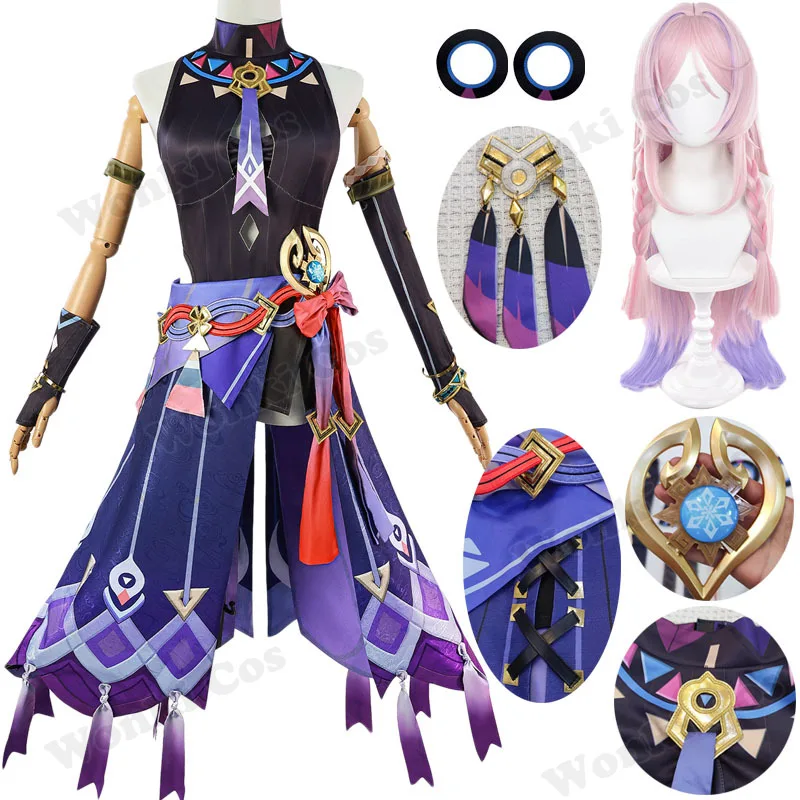 

Citlali Cosplay Costume Wig Hair for Game Impact Cosplay Women Dress Carnival Party Role Play Halloween Outfits