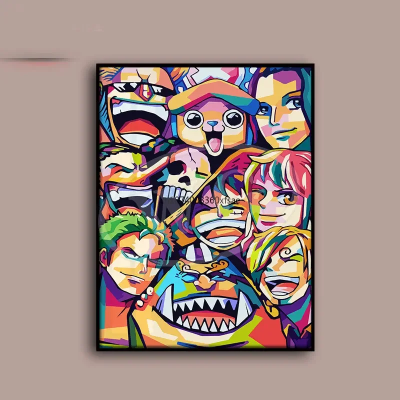 One-piece Tony, Chopper, Canvas, Wall Decoration, Children's Room Decoration, High-definition Printing Canvas Hanging Picture