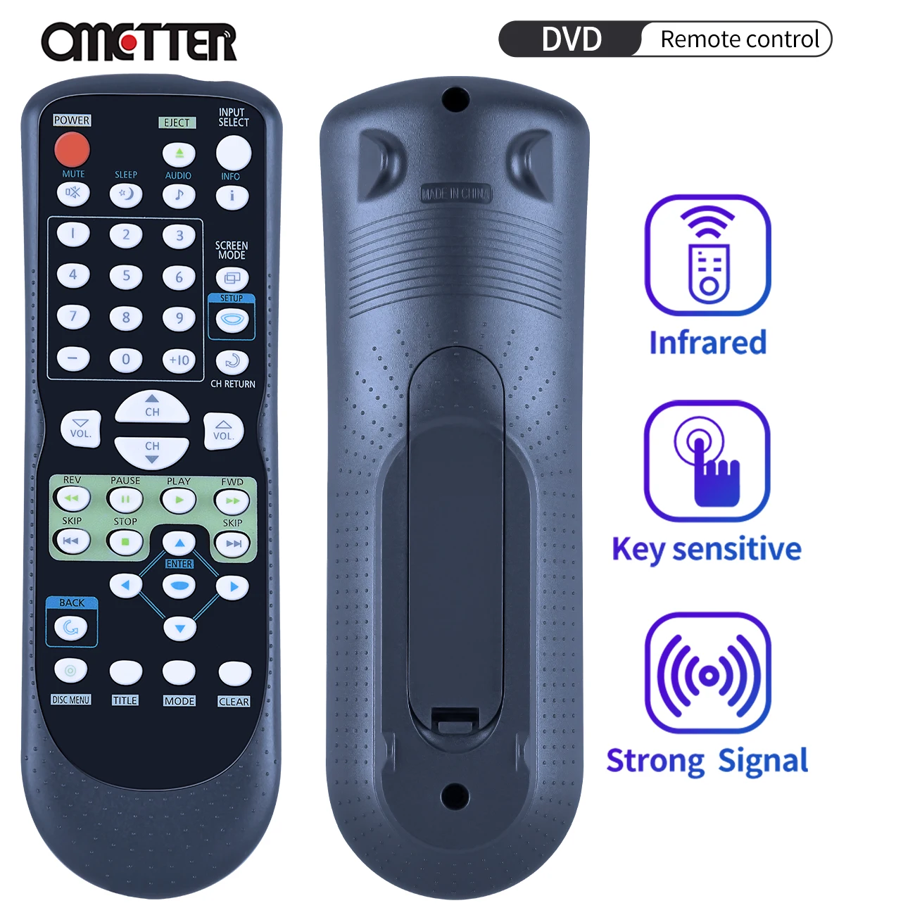 

New Remote Control for Sylvania Emerson Magnavox T3-18 MBE897 DTV DVD