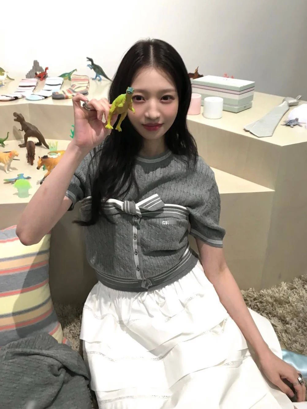 

Ранневесенняя коллекция Aosphere Sensation 2026: Золотой хлопковый кардиган JiYan с длинными рукавами и топ с короткими рукавами для женщин