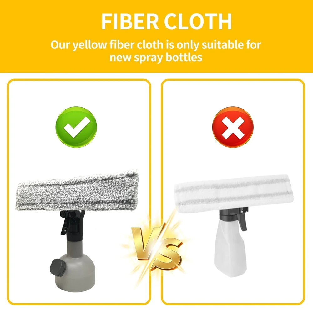 B43C أداة تنظيف النوافذ رذاذ زجاجة ممسحة الوسادة عدة ل Karcher WV1 WV2 WV3 WV5 WV7 نافذة مكنسة كهربائية الملحقات #5