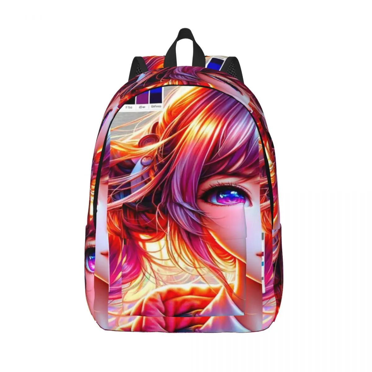 

Аниме Шарм Гиперреалистичная Красота в мире цветов Простой и стильный рюкзак Холщовый рюкзак Женский рюкзак