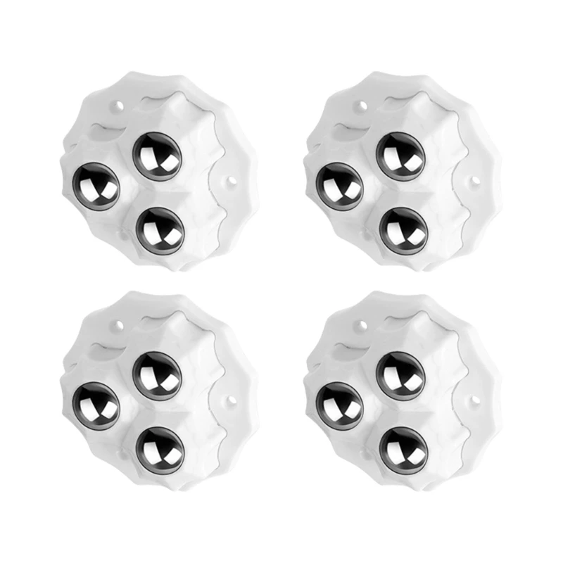 Ruedas muebles pequeños, polea adhesiva, deslizadores electrodomésticos, ruedas autoadhesivas para electrodomésticos 4