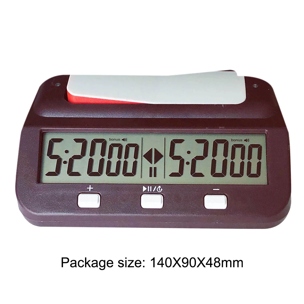 Board Game Clock Professional Stopwatch Board Clock Plastic Battery Powered Multifunctional Lightweight for Family Personal Use