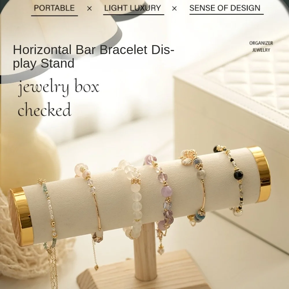 حامل عرض سوار تي بار للنساء ، طوق شعر ، ساعة ، قلادة ، مجوهرات ، رف سلسلة ، ذهب إبداعي ، منظم إسورة ، جديد