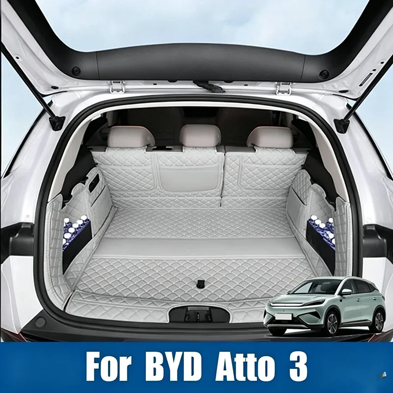 For BYD Atto 3 2026 Auto Carpet Interior Modification Full Enclosure Trunk Pad Car Leather Pad Interior Protection Accessories