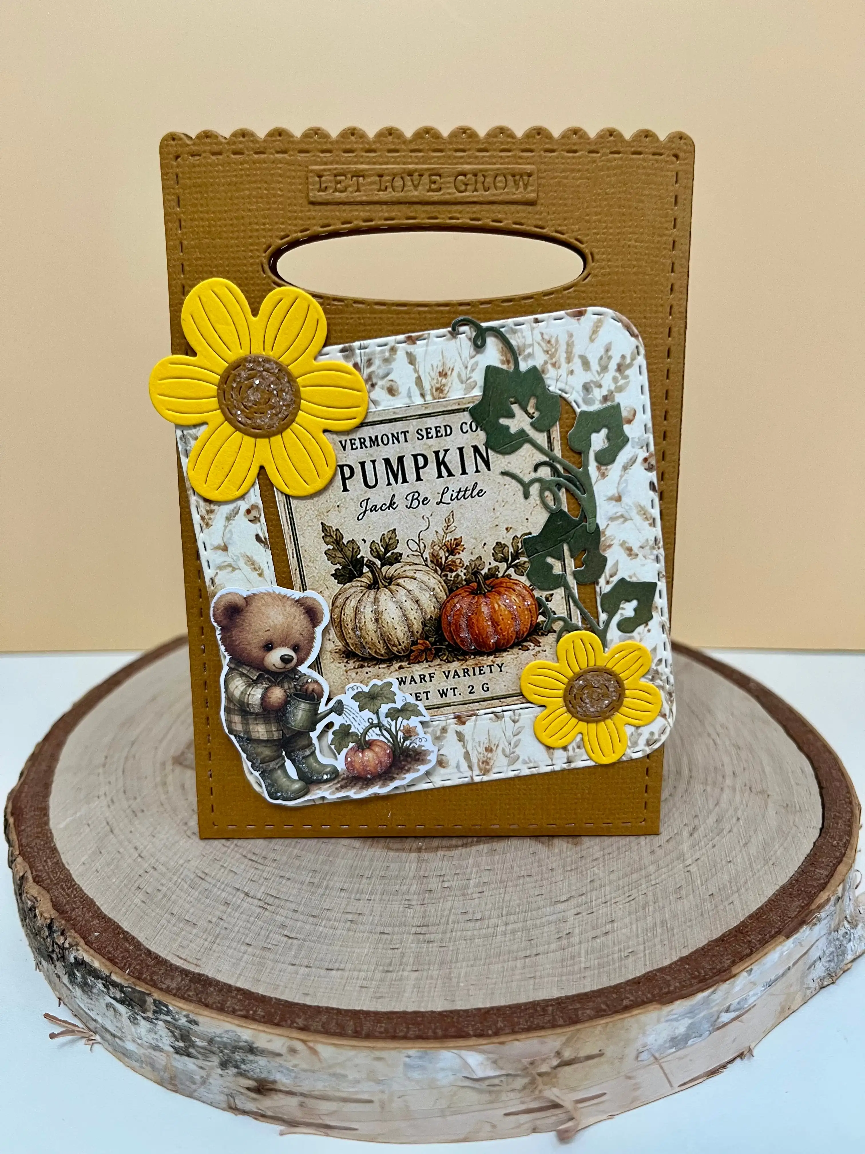 New 2026 Fall Sunflowers Plate Window Card Coffee Gift Metal Cutting Dies Clear Stamps for DIY Making Card Scrapbook Decoration