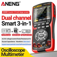 ANENG AOS03 Oscilloscope Multimeter Signal Generator Waveform Output Handheld Battery  LCD Screen Display Multimeter