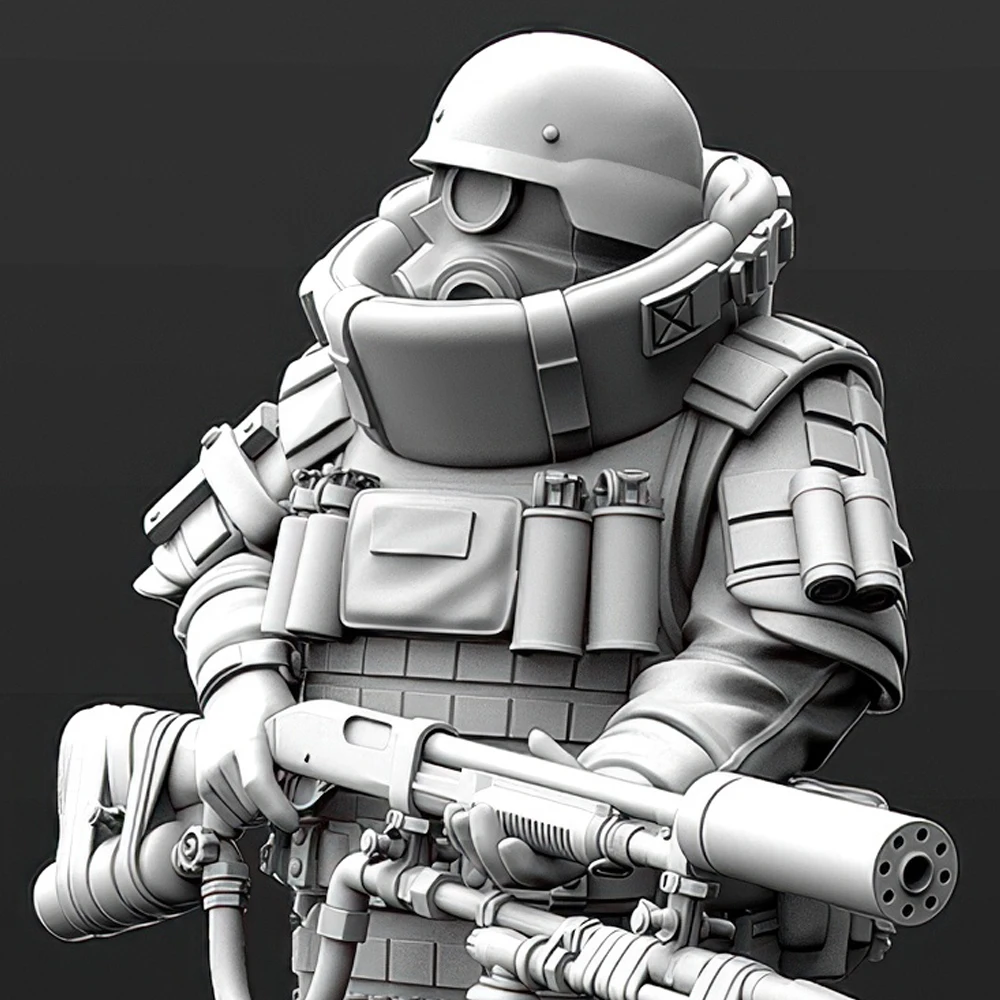 Робот, фигурка из смолы, GK, научно-фантастическая тематика, Mutant Hunter Executor, 1/24, неразобранный и неокрашенный набор.