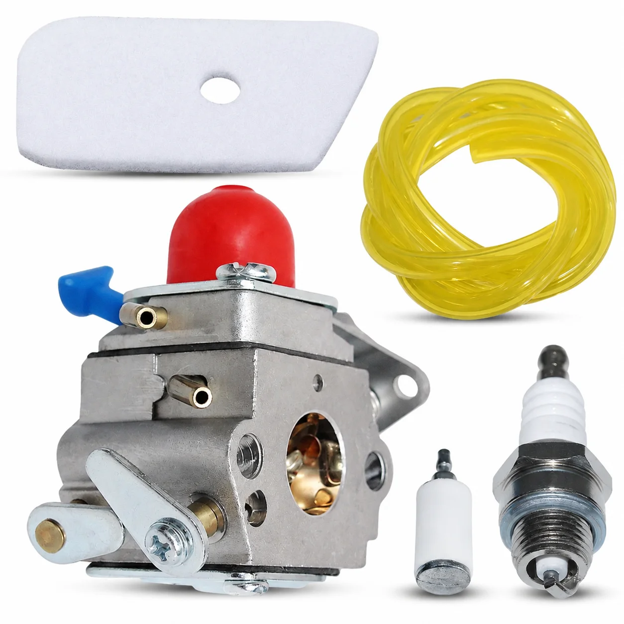 Carburetor Kit Spark Plug For Jonsered BC2128 CC2128 GC2128 GC2128C GT2128 Craftsman 358792030 358792031 Trimmer C1Q-W40A