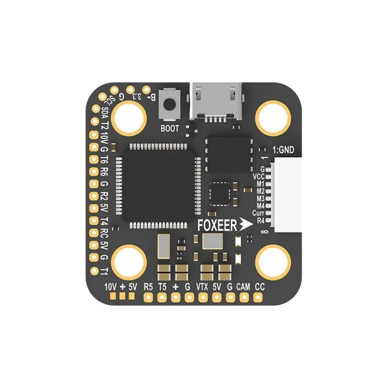 Mais novo foxeer f722 v4 duplo bec 5v/10v hv 4-8s mini controlador de vôo 20x20mm para x8 hd/hdzero/vista vtxfpv racing drone