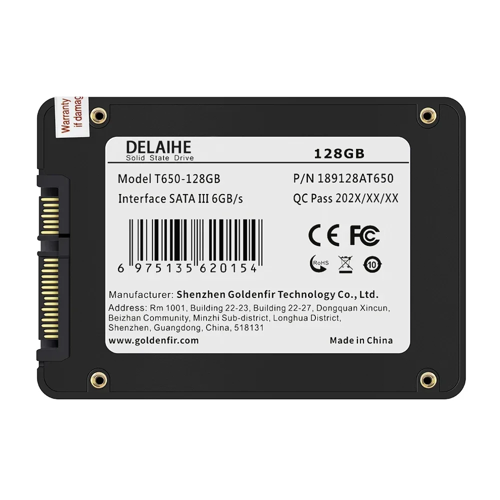 DELAIHE 2.5 Inch Solid State Drive Hard Disk Drive 2TB 1TB 960GB 512GB 256GB 128GB 480GB 120GB 360GB Internal Hard Drives