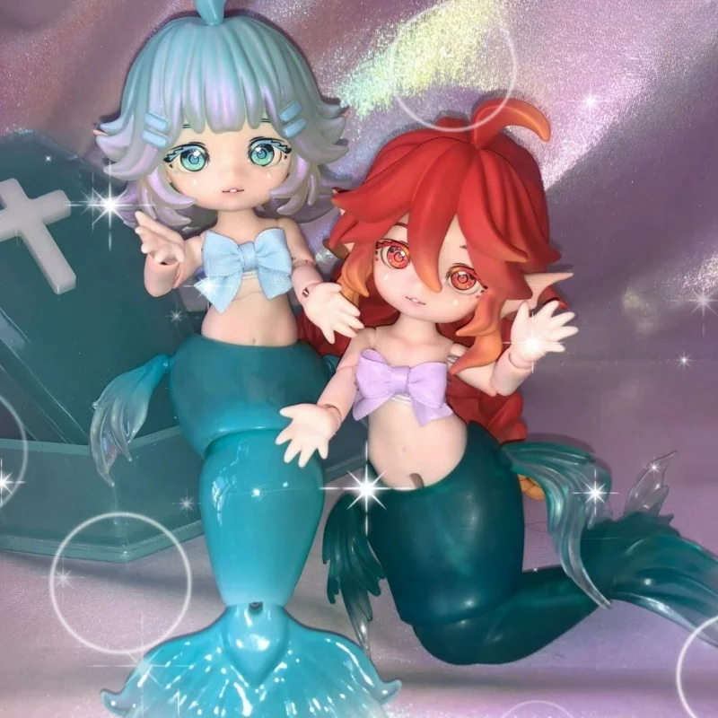 

1/12 Movable Bjd Doll Mermaid Chu Chu Series Anime Figures Model Kit Collectible Model Doll Toys Children Toy Birthday Gift Toy