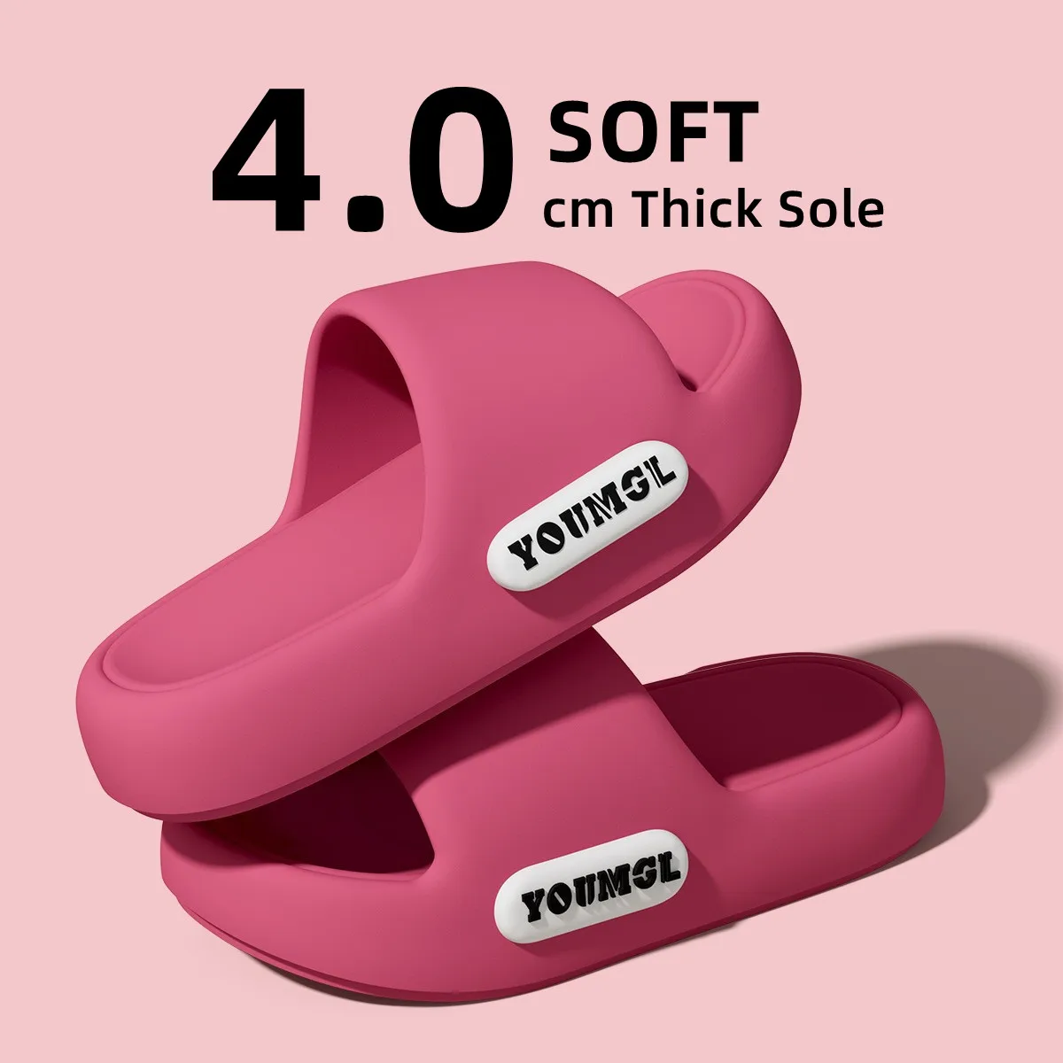 

Fashion Summer Unisex Home Slippers Men Soft EVA Shower Shoes Women Concise Indoor Slippers Comfortable Outdoor Beach Sandals