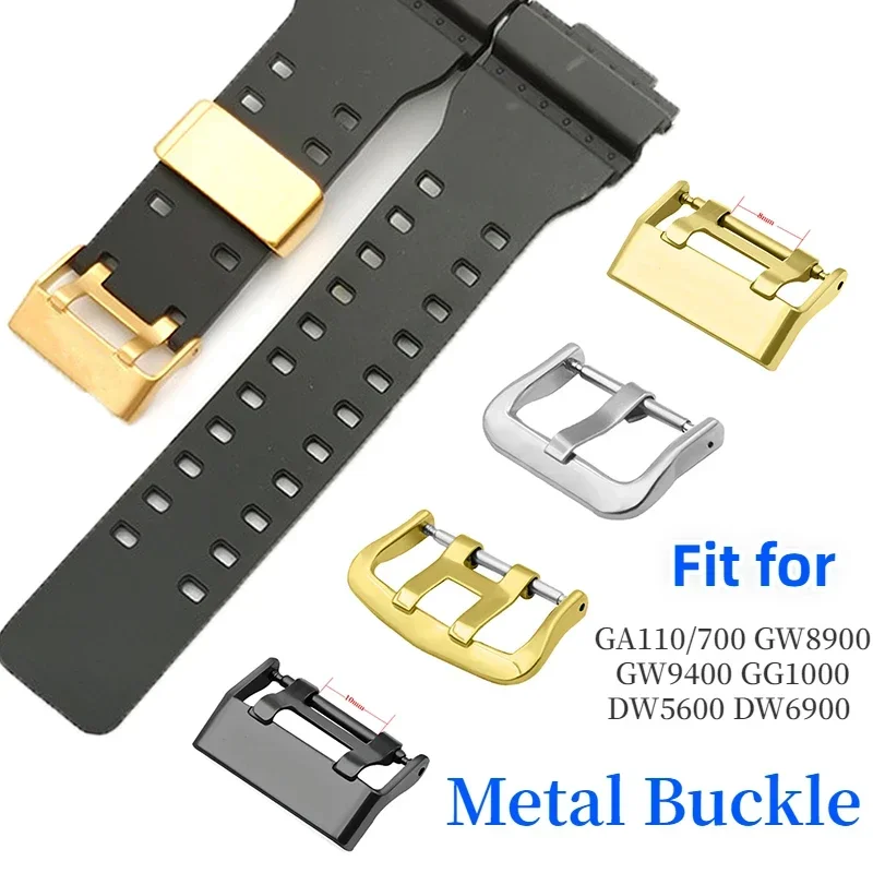 Steel Watch Band Buckle for Casio GA110/700 DW5600/6900 Watch Acessories Metal Clasp Watch Strap Buckles Pin Buckles