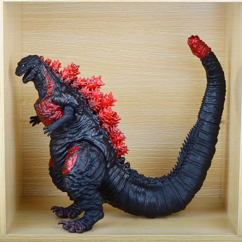 Godzilla King of Monsters Runaway Mechanical Red lotus Planet Godzilla Action Figure Collection Model Toy Kid Birthday Gift